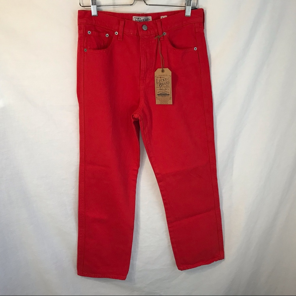 Lucky Brand Jeans Authentic Straight Crop NWT - Picture 3 of 9